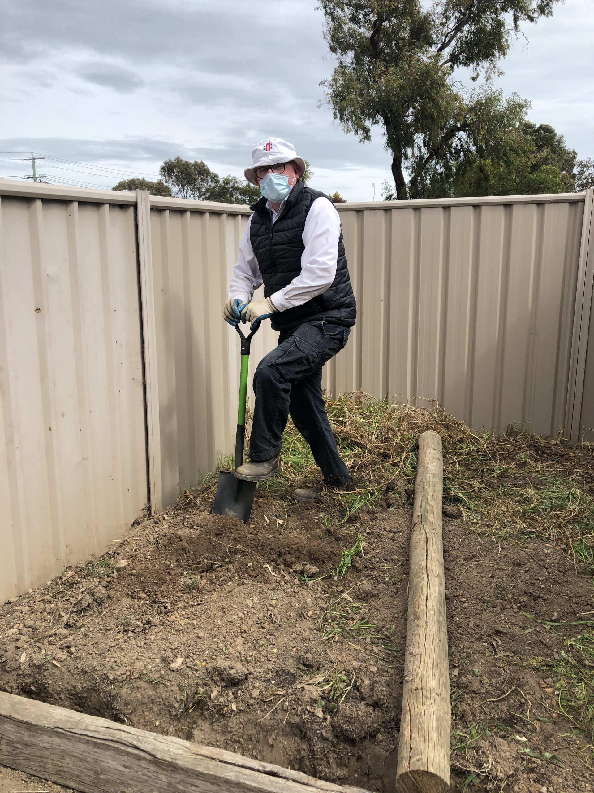 Ben finds his ideal job digging in the dirt