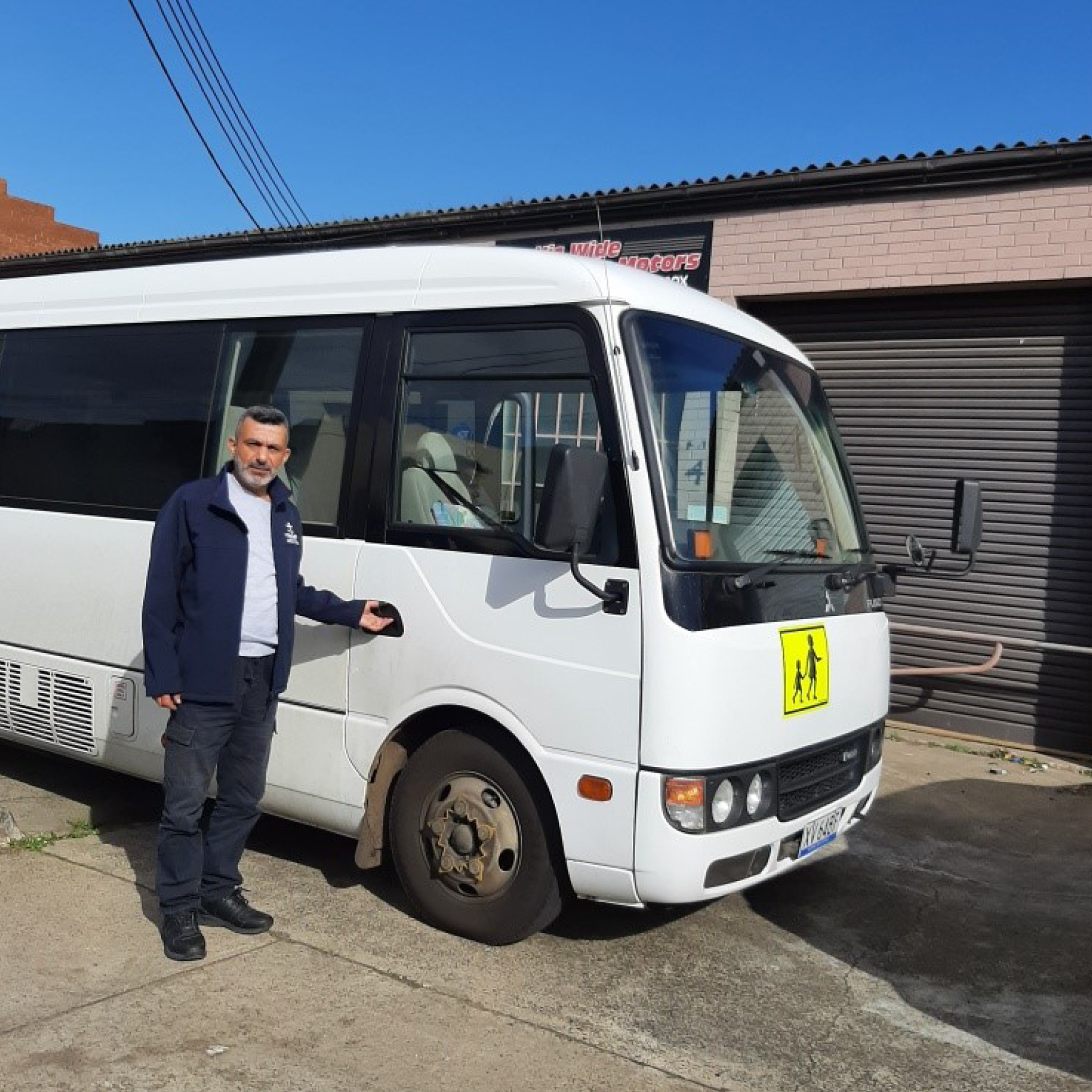 School bus driver Antoun thanks atWork Australia for their support to find him suitable work