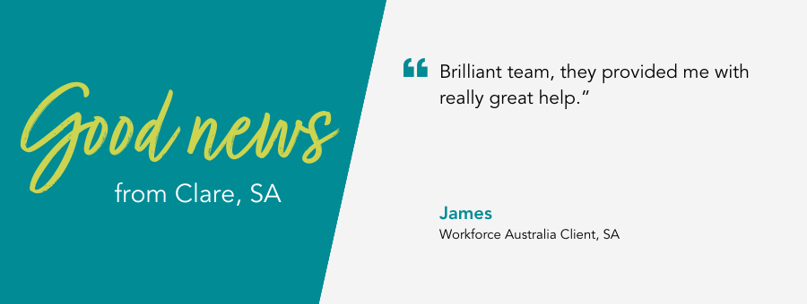 atWork Australia client, James, said, “Brilliant team, they provided me with really great help.” 